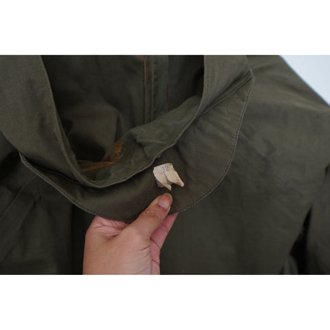 "Retail" Vintage Vietnam War Era Wet Weather USN Deck Jacket Army Green Size 32