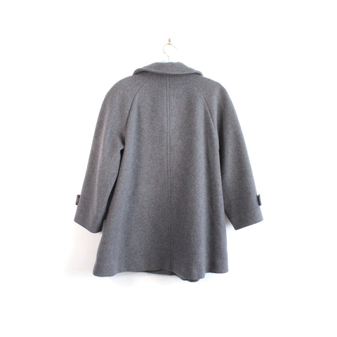 Pendleton Vintage Gray Wool Coat | Classic Tailored Overcoat | Retro Heritage Outerwear | Timeless Warm Winter Jacket | Men’s Traditional Style