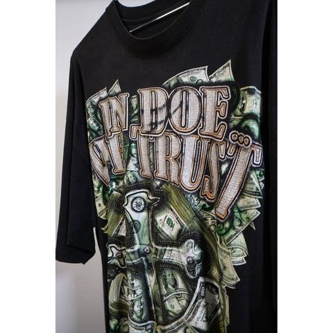 "Retail" In Doe We Trust Money Hiphop Hip-hop Graphic Tee Shirt Black Men's