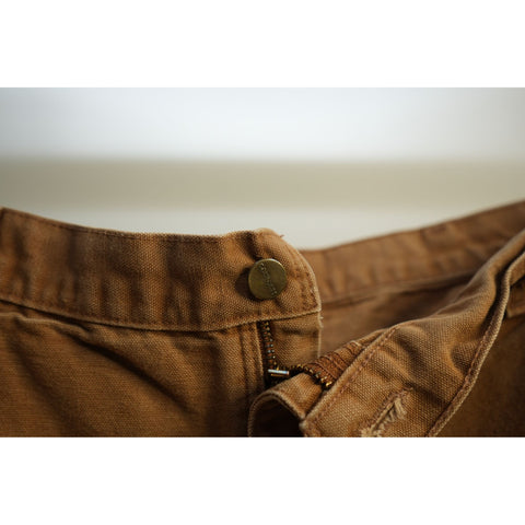 "Retail" Carhartt B11 BRN Loose Original Fit Carpenter Work Pants Brown W34 Men's