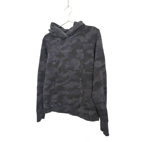 "Retail" Lululemon Black Camouflage Scuba Pullover Hoodie Women's Size 8