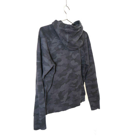 "Retail" Lululemon Black Camouflage Scuba Pullover Hoodie Women's Size 8