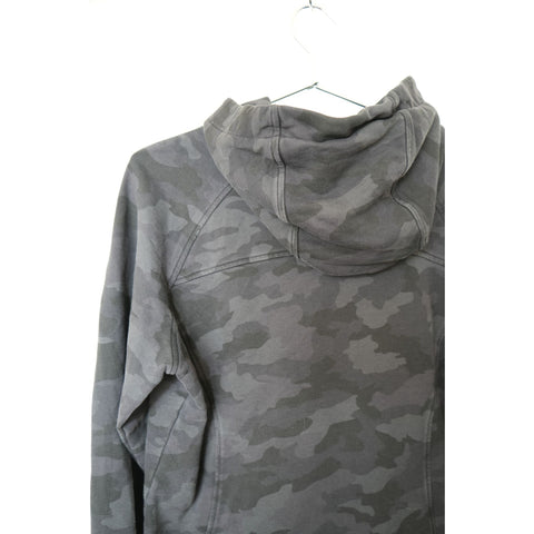 "Retail" Lululemon Black Camouflage Scuba Pullover Hoodie Women's Size 8