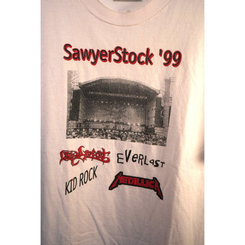 "Retail" Vintage Lee Total Cotton SawyerStock '99 Tee Shirt Pink Large Men's