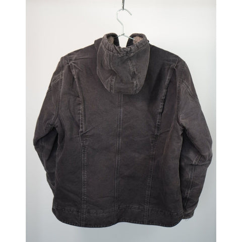 "Retail" Vintage Carhartt Sherpa Lined Canvas Full Zip Sierra Jacket Black Large