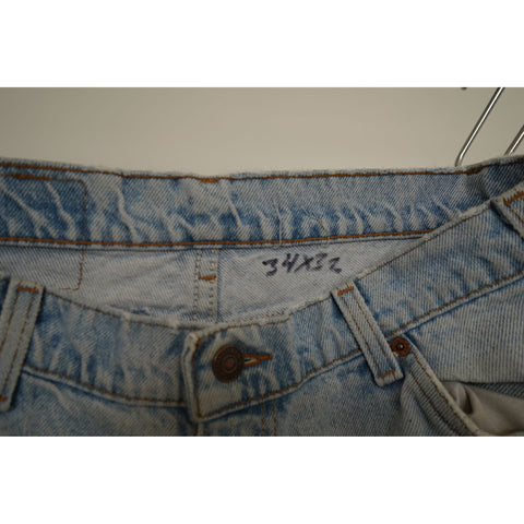 "Retail" Vintage Levi's Orange Tab Light Wash Straight Leg Denim Jeans Blue W33