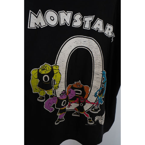 "Retail" Vintage 1996 Warner Bros Space Jam Monstar Jersey Black Men's