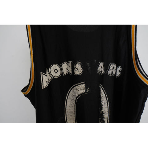 "Retail" Vintage 1996 Warner Bros Space Jam Monstar Jersey Black Men's