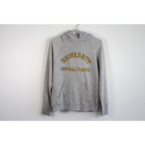 University of Central Florida UCF Knights Gray Hoodie Jacket | Official NCAA College Team Apparel | Vintage XL Pullover Sweatshirt Fan Gear