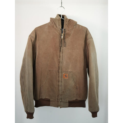 "Retail" Vintage Carhartt J68CHT Flannel Quilt Lined Full Zip Active Jacket XL