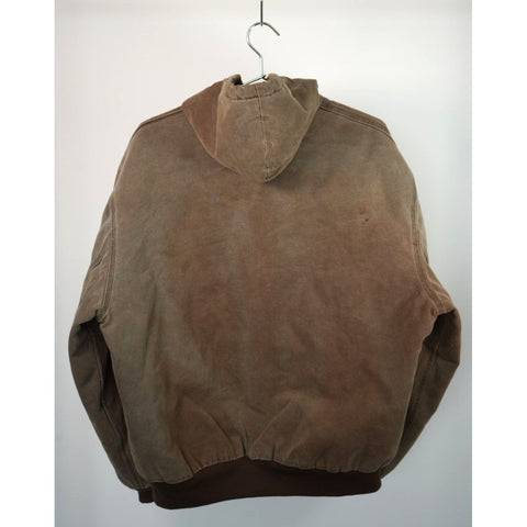 "Retail" Vintage Carhartt J68CHT Flannel Quilt Lined Full Zip Active Jacket XL