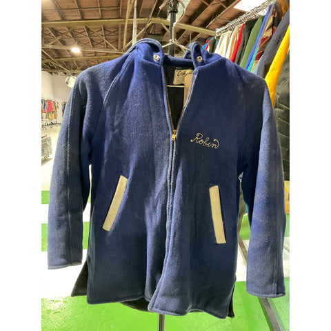 Campus Blue Hoodie Jacket – Classic Zip-Up Hooded Outerwear for Casual Everyday Comfort