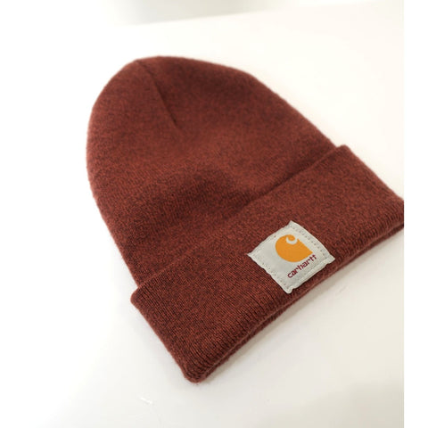 "Retail" Carhartt Knitted Acrylic Beanie Brown One Size Unisex