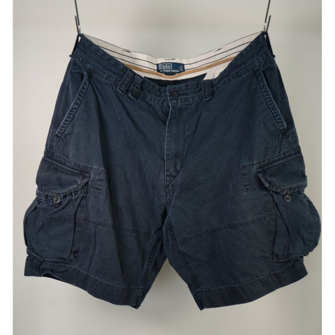 "Retail" Vintage Polo Ralph Lauren Cargo Shorts Navy Blue W40 Men's