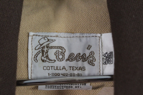 Vintage T'Bens Canvas Chore Coat Barn Jacket Tan/Brown Large