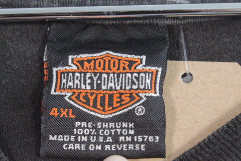 Vintage Harley Davidson "If I Have To Explain" B2B Graphic Tee Shirt Black 4XL