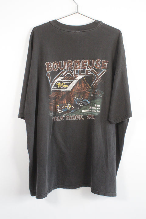 Vintage Harley Davidson "If I Have To Explain" B2B Graphic Tee Shirt Black 4XL