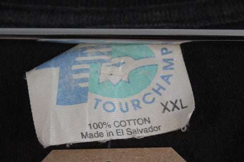 Vintage Tour Champ American Thunder Native American Chief Graphic Tee Shirt XXL