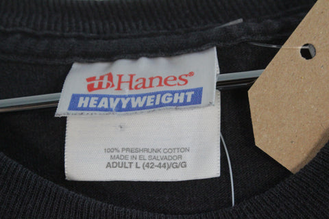 Vintage Hanes Iron Maiden B2B Graphic Band Tee Shirt Black Large Men's