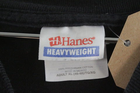 Vintage Hanes Guns N Roses Logo Print Sleeveless Shirt Black XL