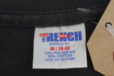 Vintage 90s Trench MLB Chicago White SOX Tee Shirt Black Medium