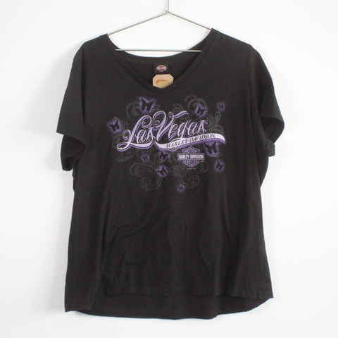 Harley Davidson Las Vegas Nevada B2B Graphic Tee Shirt Black