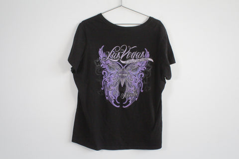 Harley Davidson Las Vegas Nevada B2B Graphic Tee Shirt Black