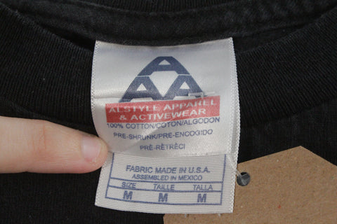 Vintage Y2K Alstyle Godsmack Faceless Rock Band Tee Shirt Black Medium