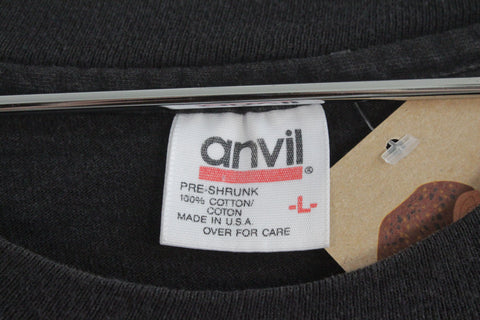 VTG Anvil 1995 Super Bowl XXIX Chargers Vs 49Ers Tee Shirt Black L Made in USA