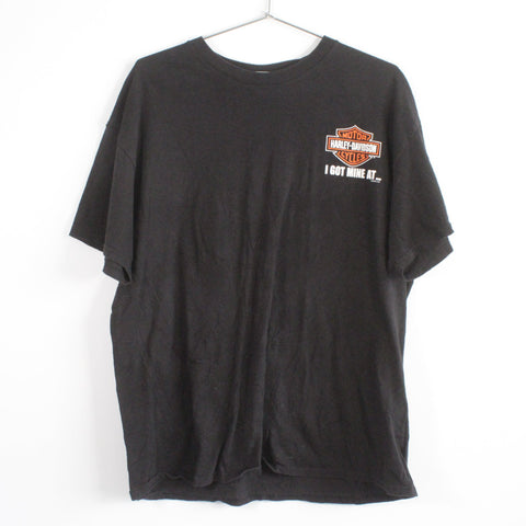 Harley Davidson 3 State Bossier City, LA Tee Shirt Black XL