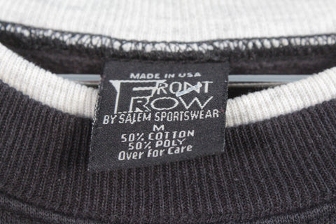 Vintage Front Row NFL Atlanta Falcons Short Sleeve Crewneck Sweatshirt Black M