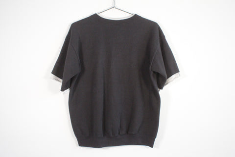 Vintage Front Row NFL Atlanta Falcons Short Sleeve Crewneck Sweatshirt Black M