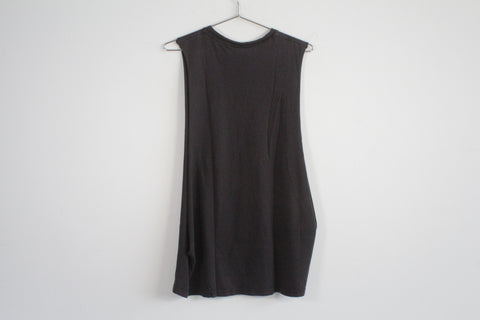 Vintage Hanes Guns N Roses Logo Band Tank Top Black Large