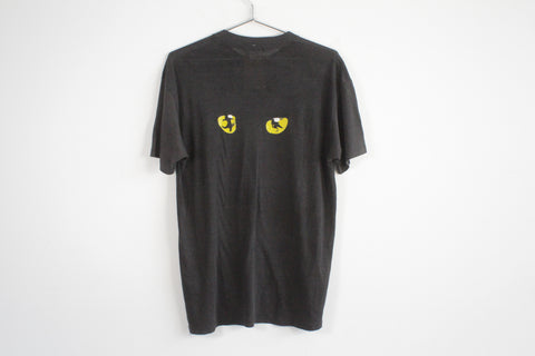 Vintage 80s Cats Broadway Musical by Andrew Lloyd Webber Tee Shirt Black