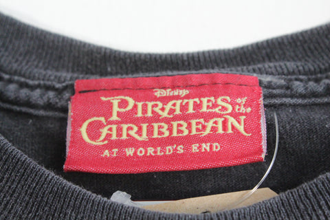 Pirates of the Caribbean At World's End Movie Tee Shirt Black Small Youth
