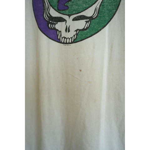 "Retail" Liquid Blue 2005 Grateful Dead Ringer Tee Shirt White/Green XL Men's