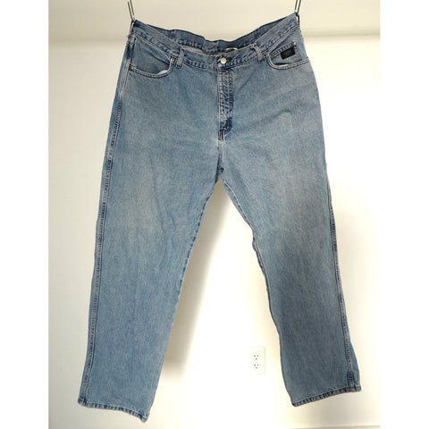 "Retail" Vintage Y2K Harley Davidson Light Wash Relaxed Fit Denim Jeans Blue W40