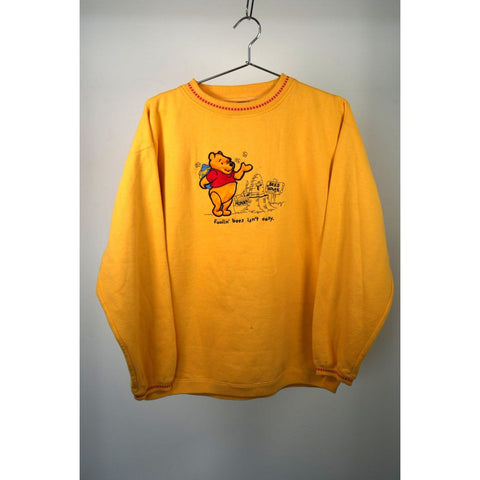 "Retail" Vintage POOH Winnie The Pooh "Foolin' Bees Isn't Easy Pullover Sweatshirt Large