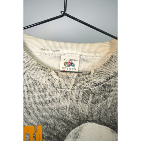 "Retail" Vintage FOTL Henryetta Knights Pullover AOP Graphic Sweatshirt XL