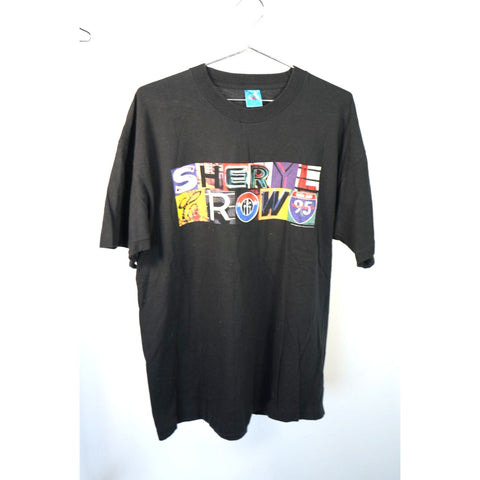 "Retail" Vintage 90s FOTL Sheryl Crow Tuesday Night Music Club Tee Shirt Black XL