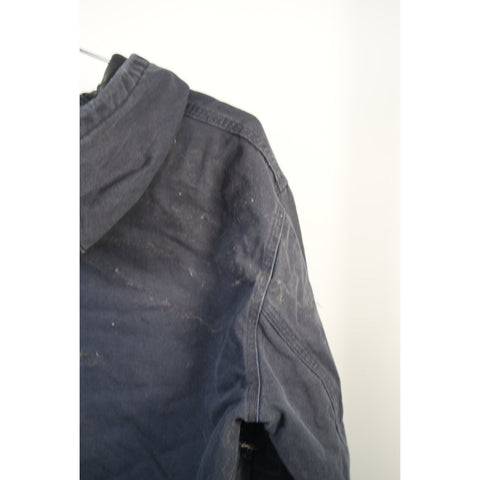 "Retail" Vintage Carhartt J280 MDT Quilt Lined Canvas Full Zip Active Jacket Navy M