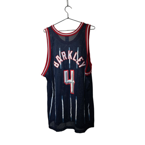 "Retail" VTG Champion NBA Houston Rockets Charles Barkley #44 Basketball Jersey Size 52