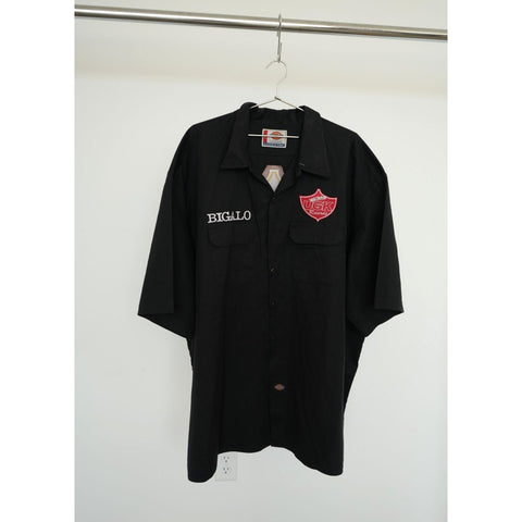 "Retail" Dickies UGK Underground Kingz R.I.P Pimp C 2-Pocket Button Up Shirt Black 5XL