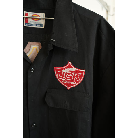 "Retail" Dickies UGK Underground Kingz R.I.P Pimp C 2-Pocket Button Up Shirt Black 5XL