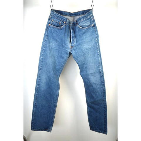 "Retail" Vintage Levi's 501xx Original Fit Button-Fly Straight Leg Denim Jeans 34x33 Made in USA