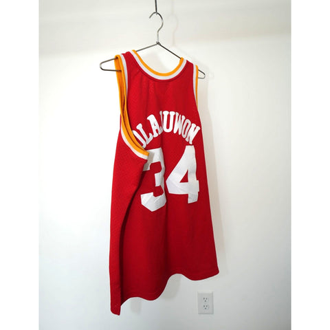 "Retail" Mitchell & Ness Houston Rockets Hakeem Olajuwon #34 1993-94 Throwback Jersey XL