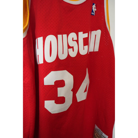 "Retail" Mitchell & Ness Houston Rockets Hakeem Olajuwon #34 1993-94 Throwback Jersey XL