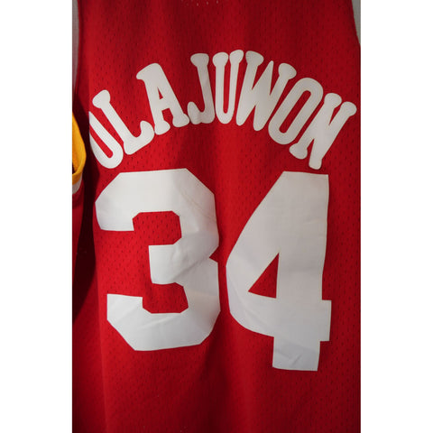 "Retail" Mitchell & Ness Houston Rockets Hakeem Olajuwon #34 1993-94 Throwback Jersey XL