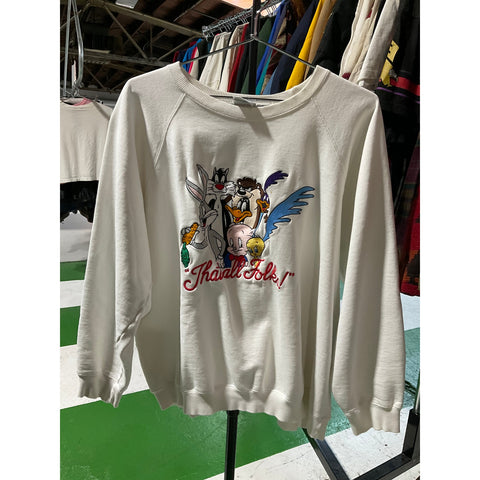 Acme Clothing Men’s White Sweatshirt Size XL – Classic Pullover Fleece with Comfortable Fit and Everyday Style