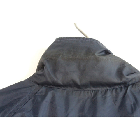 Lacoste Vintage Dark Blue Jacket | Classic Zip-Up Outerwear with Crocodile Logo | Retro Preppy Streetwear Windbreaker Style | Timeless Men’s Fashion